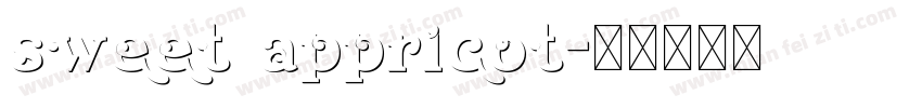 sweet appricot字体转换
